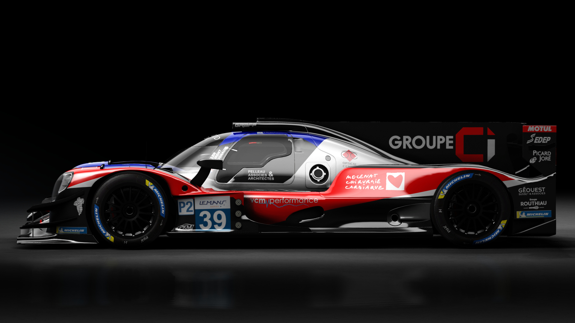 2017 Oreca 07 LMP2, skin 2020 #39 Graff Racing Racing ELMS