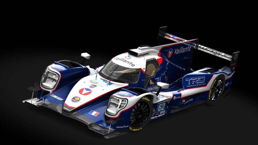 2017 Oreca 07 LMP2, skin lionheart_62_afflygem_garfield