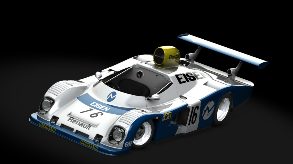 1977 Renault Alpine A442, skin myst