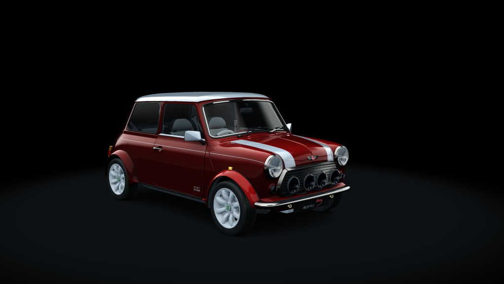 Rover Mini 1.3i Cooper S Works, skin Solar_Red