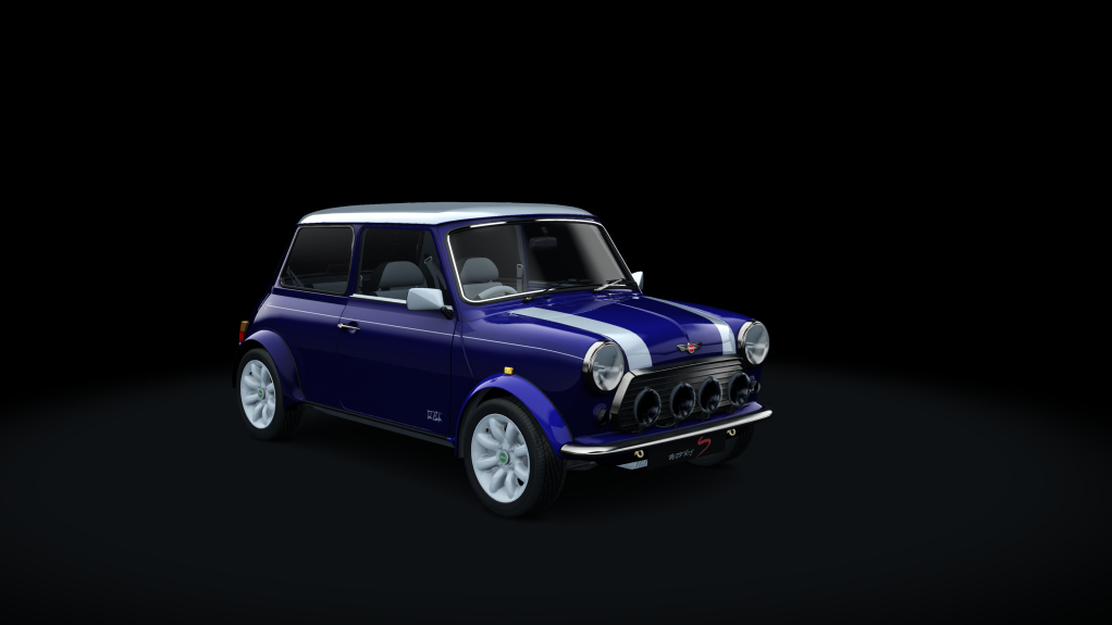 Rover Mini 1.3i Cooper S Works, skin Tahiti_Blue