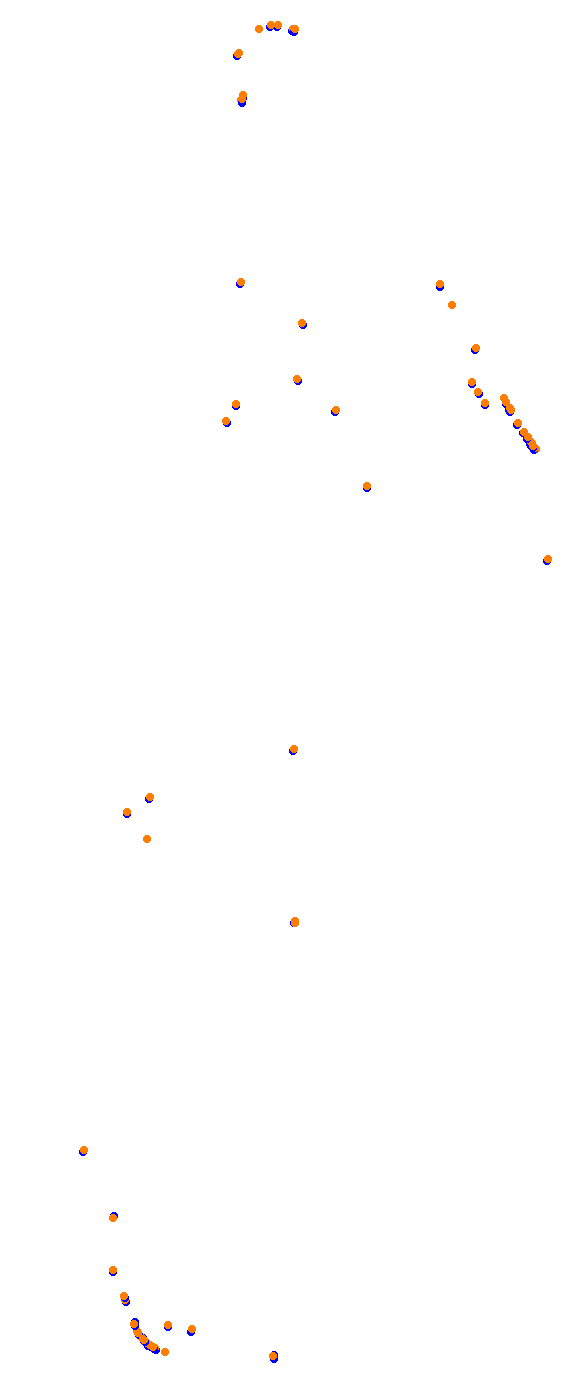 Mid-Field Raceway - Forward Layout collisions