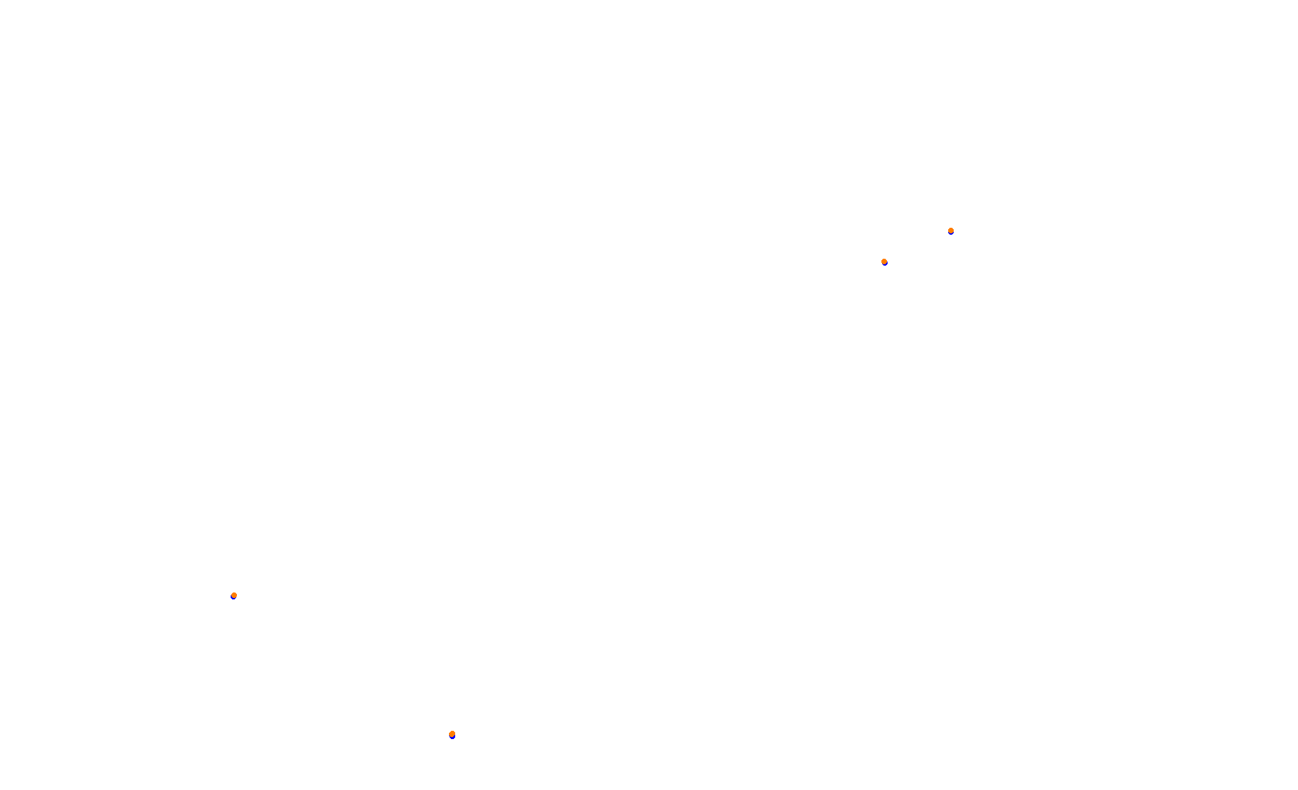 Circuit of The Americas (extendedpits) collisions